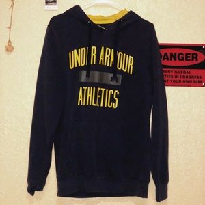 Under Armour Navy/Yellow Hoodie
